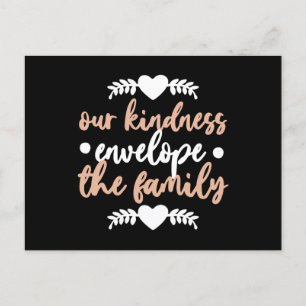 Postal nuestra amabilidad sobre la familia