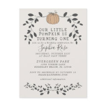 Nuestra Calabaza Se Está Volviendo Un Primer Cumpl