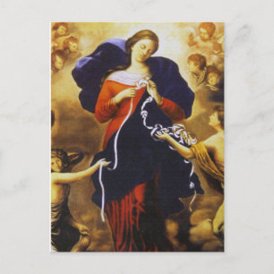 POSTAL NUESTRA DAMA DE LA IMAGEN DEVOTIONAL DE KNOTS