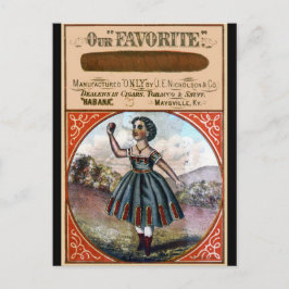 Postal Nuestra etiqueta de tabaco "favorita"