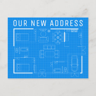 Postal Nuestra Nueva Dirección   Plano
