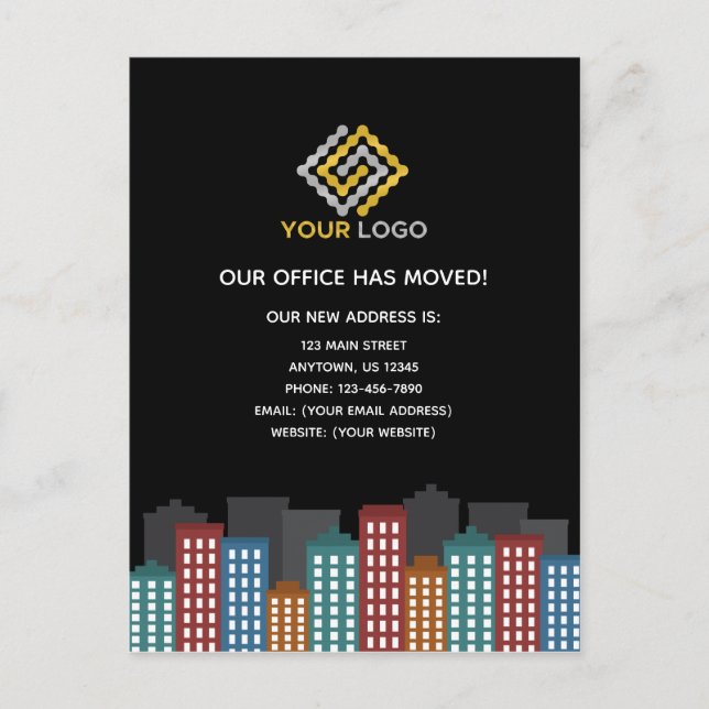 Postal Nuestra Oficina Ha Cambiado De Dirección (Anverso)