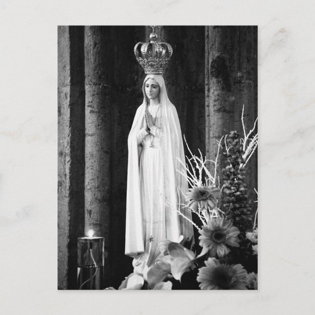 Postal Nuestra Señora de Fátima (Anverso)
