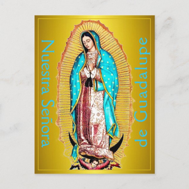 Postal Nuestra Señora de Guadalupe (Anverso)