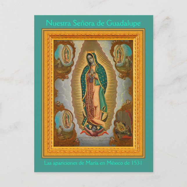 Postal Nuestra Señora de Guadalupe (Anverso)