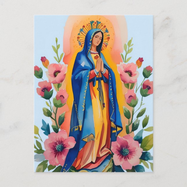 Postal Nuestra Señora de Guadalupe  (Anverso)