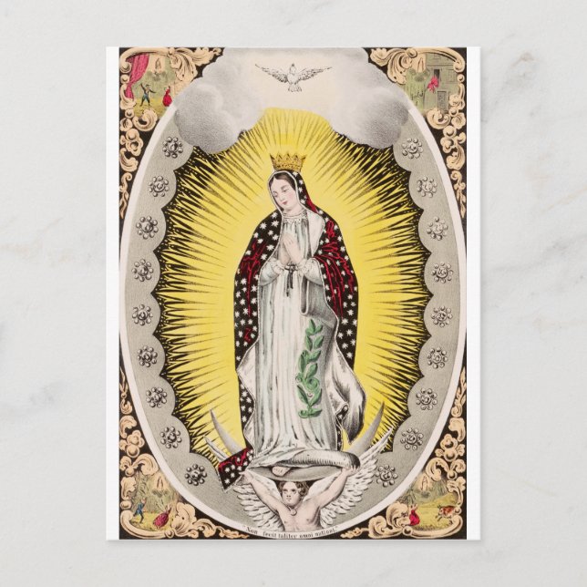 Postal Nuestra Señora de Guadalupe (Anverso)