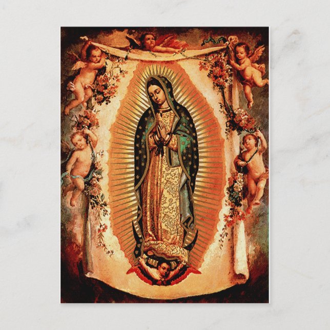 Postal Nuestra Señora de Guadalupe (Anverso)
