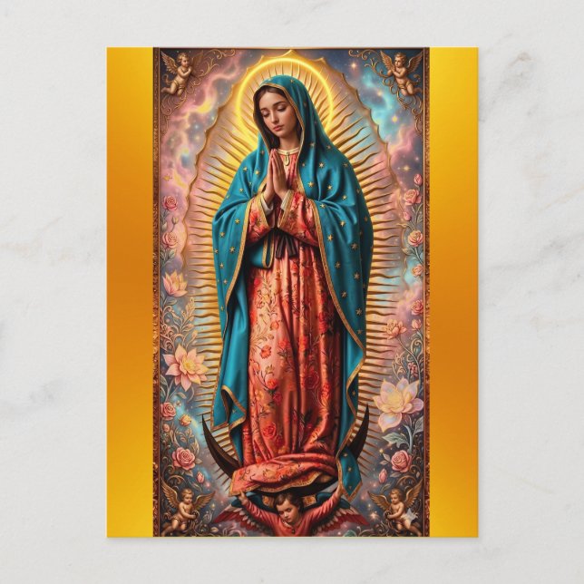 Postal Nuestra Señora de Guadalupe (Anverso)