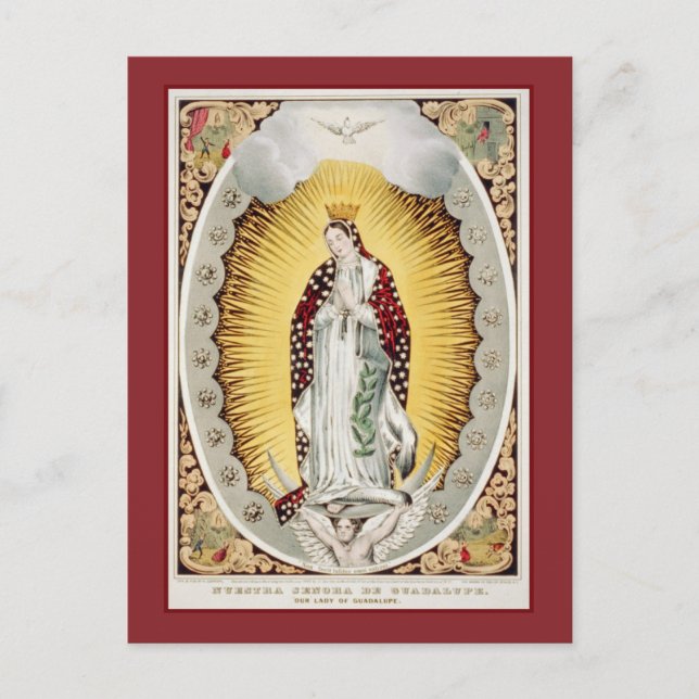 Postal Nuestra Señora de Guadalupe (Anverso)