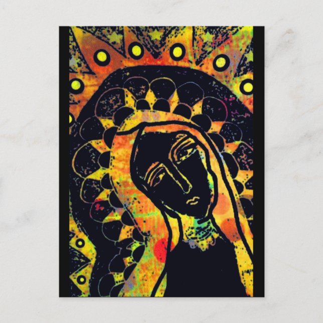 Postal Nuestra Señora de Guadalupe (Anverso)