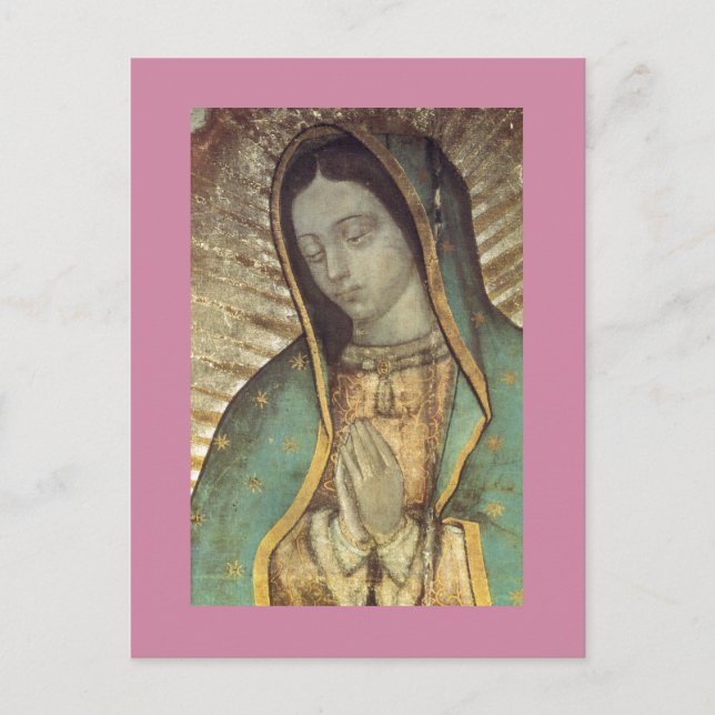 POSTAL NUESTRA SEÑORA DE GUADALUPE (Anverso)