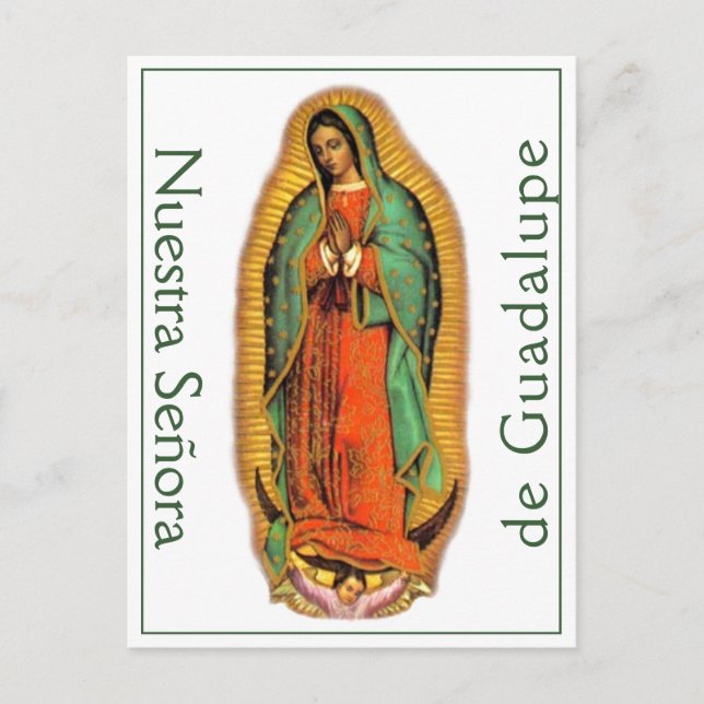 Postal Nuestra Señora de Guadalupe Postcard (Anverso)