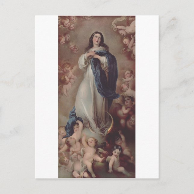 Postal Nuestra Señora de la Inmaculada Concepción Arte (Anverso)