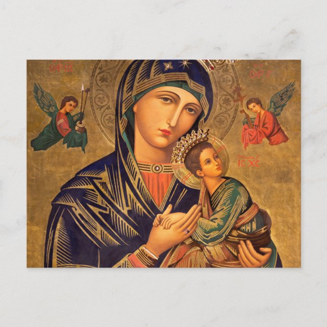 Postal Nuestra Señora de la Perpetua Ayuda (Anverso)