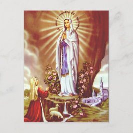 Postal Nuestra Señora de Lourdes