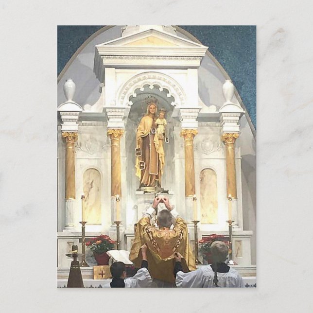 Postal Nuestra Señora del Monte Carmel (Anverso)