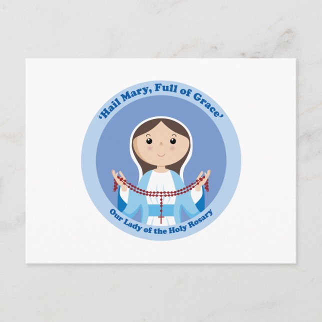 Postal Nuestra Señora del Rosario (Anverso)