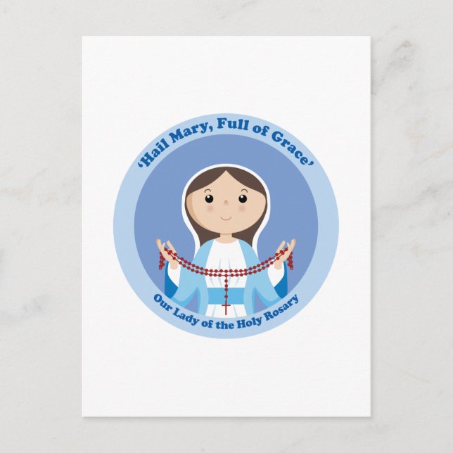 Postal Nuestra Señora del Rosario (Anverso)