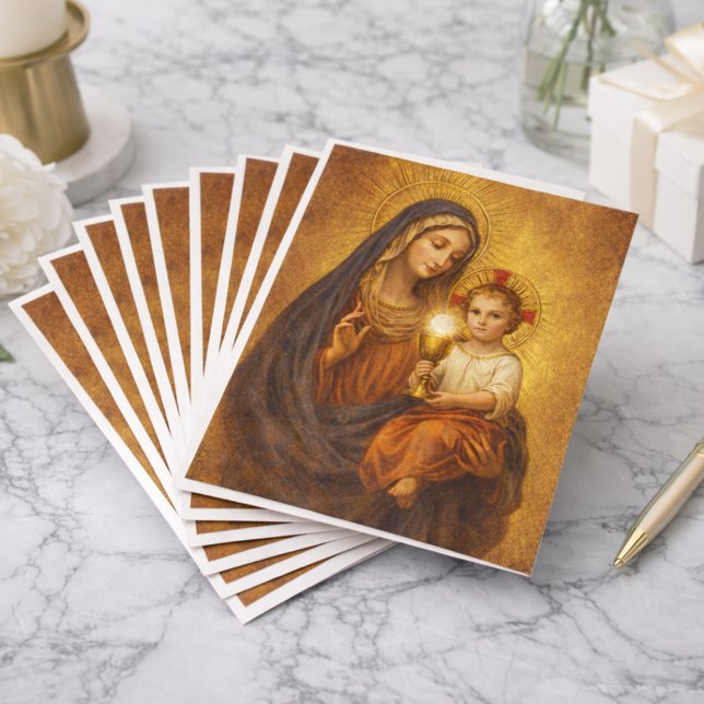 Postal Nuestra Señora del Santísimo Sacramento María Jesú (Subido por el creador)