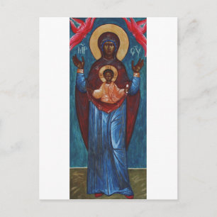 Postal Nuestra Señora del Signo Impresión de Arte de Luz