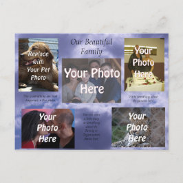 Postal Nuestras hermosas fotos familiares