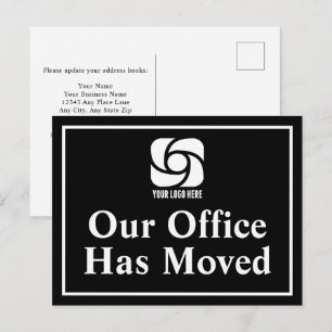 Postal Nuestras Oficinas Se Han Mudado Logo Empresarial B
