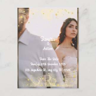 Postal Nuestro comienzo para siempre: El Boda de