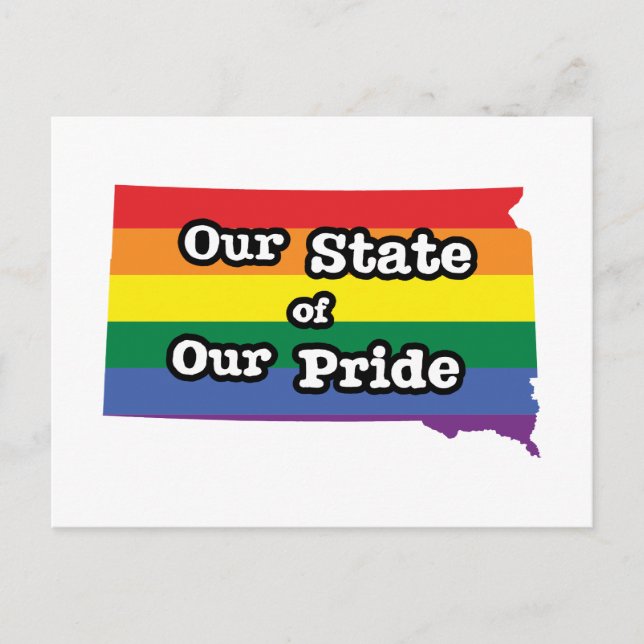 Postal Nuestro estado de orgullo | Dakota del Sur (Anverso)