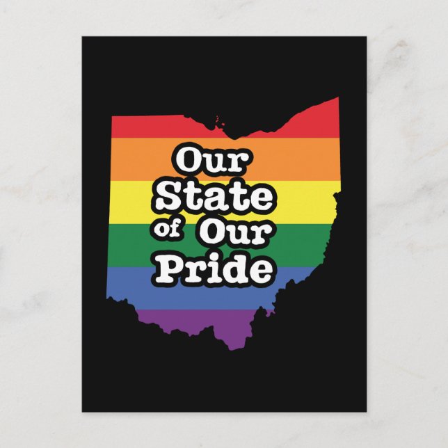 Postal Nuestro estado de orgullo | Ohio (Anverso)