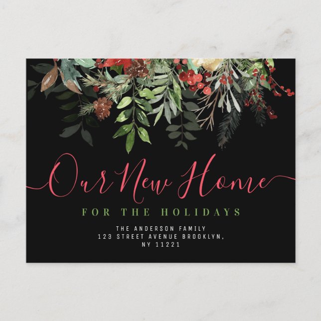 Postal Nuestro nuevo guión para el hogar (Anverso)