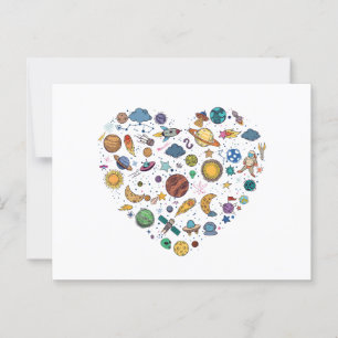 Postal Nuestro planeta del Sistema Solar, Espacio de Educ