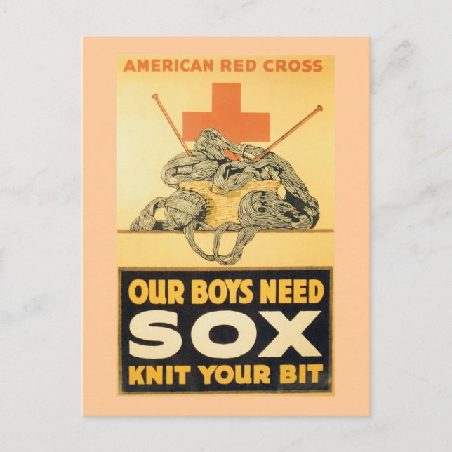 Postal Nuestros chicos necesitan Sox (Anverso)