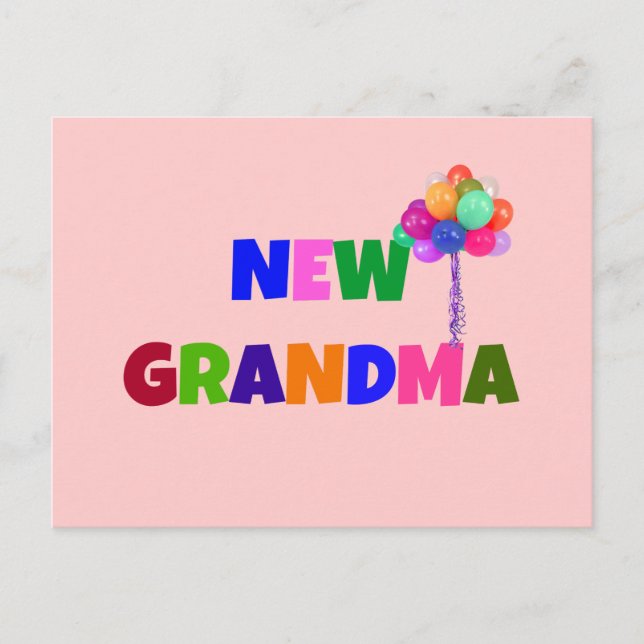 Postal Nueva abuela (Anverso)