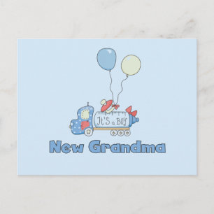 Postal Nueva Abuela de Boy Camisetas y Regalos