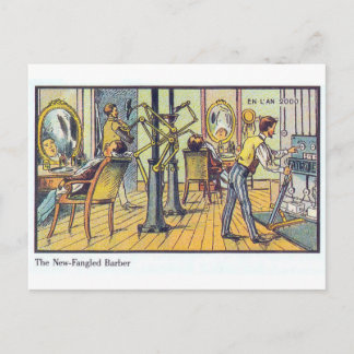 Postal Nueva Barber Fangled