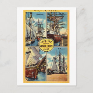 Postal Nueva Bedford, Massachusetts, Viajes