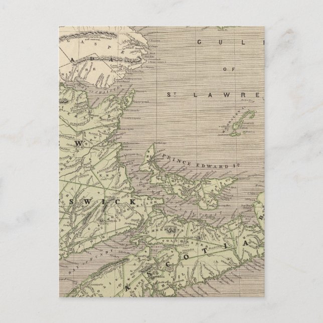 Postal Nueva Brunswick (Anverso)