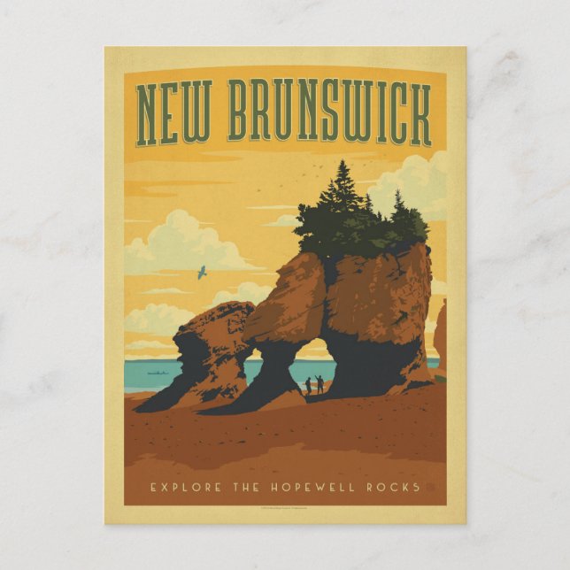 Postal Nueva Brunswick (Canadá) (Anverso)