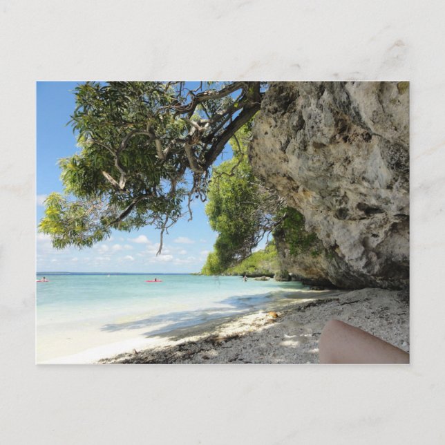 Postal Nueva Caledonia - Isla Lifou - Costa (Anverso)
