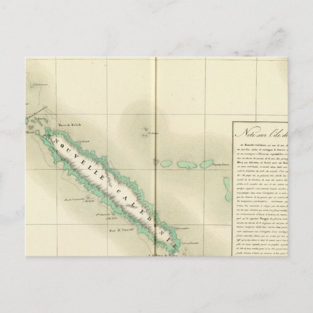 Postal Nueva Caledonia Oceanía ningunos 46 (Anverso)