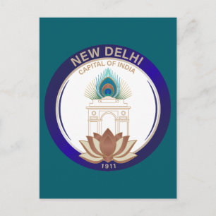 Postal Nueva Delhi India