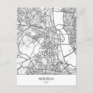 Postal Nueva Delhi minimalista India