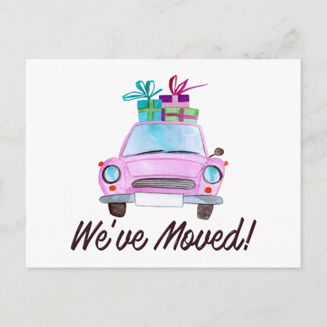 Postal Nueva dirección Navidades clásicos (Anverso)