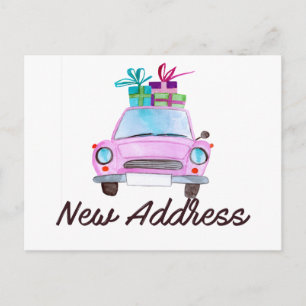 Postal Nueva dirección Navidades clásicos