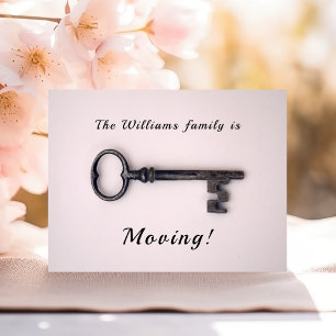 Postal Nueva dirección residencial mínima Clave antigua e