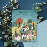 Postal Nueva dirección residencial Moving Cute Country Vi<br><div class="desc">Personalizar esta tarjeta de invitación móvil con tu propio texto en la parte delantera y trasera! Haga clic en "Personalizar" para editar el texto. A continuación, haga clic en "editar mediante la herramienta de diseño" para ajustar las fuentes, los colores y las colocaciones. Revisa mi tienda para más o hazme...</div>