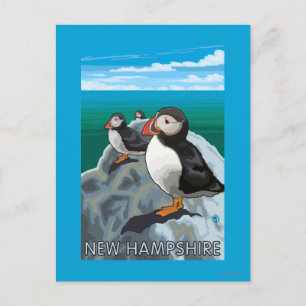 Postal Nueva escena de HampshirePuffins