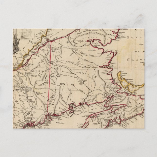 Postal Nueva Escocia, Cabo Bretaña (Anverso)