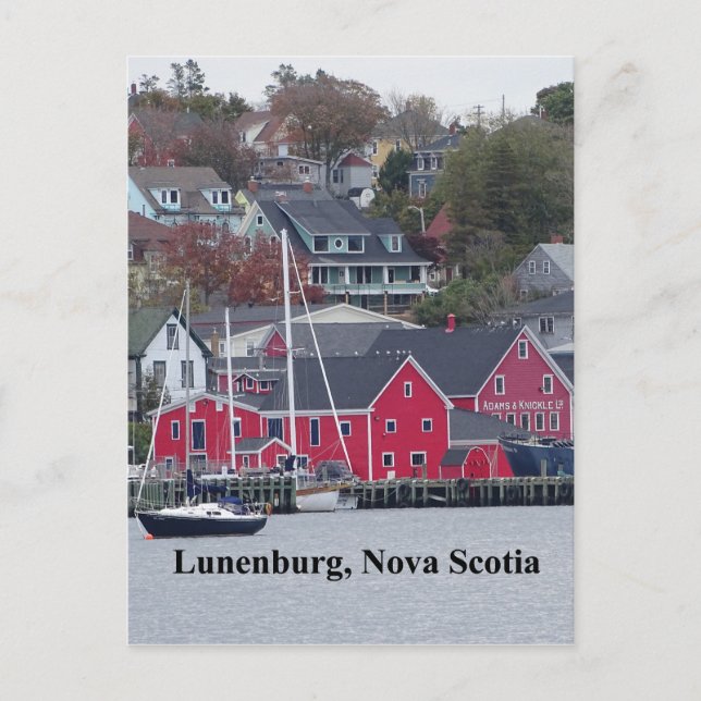 Postal Nueva Escocia de Lunenburg (Anverso)